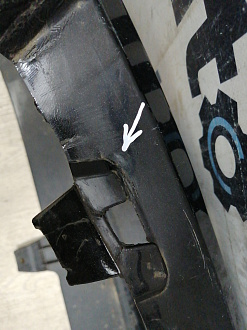 AA045537; Бампер передний, 600h (52119-50D40) для Lexus LS IV рест. (2010- 2012)/БУ; Оригинал; Р2, Удовлетворительное; 