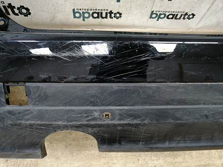 AA031500; Бампер задний; под паркт. (HK83-17D781-AAW) для Jaguar F-Pace I (2016-2020)/БУ; Оригинал; Р1, Мелкий дефект; 