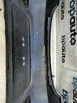 BA000148; Бампер задний; под паркт. (86611-4L200) для Hyundai Solaris I HB (2010- 2014)/БУ; Оригинал; Р1, Мелкий дефект; 