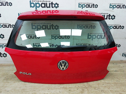 AA022286; Крышка багажника (6R6827025C) для Volkswagen Polo V Hatchback (2009-2013)/БУ; Оригинал; Р0, Хорошее; 