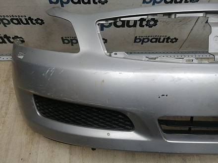 AA045731; Бампер передний, до 2010г; без паркт.; под омыват. (62022-JK60H) для Infiniti G (2006-2013)/БУ; Неоригинал; Р2, Удовлетворительное; 