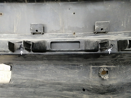 AA017475; Бампер передний; под паркт.; под омыват. (CK52-17F003-AA) для Land Rover Range Rover IV (2012 - 2017)/БУ; Оригинал; Р1, Мелкий дефект; 