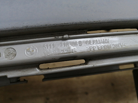 AA024363; Бампер передний, 5 отв.под датчики; под паркт.; под омыват. (51117183865) для BMW 7 серия F01 F02/БУ; Оригинал; Р1, Мелкий дефект; 
