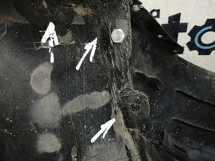 AA045513; Бампер задний; под паркт. (86611-1C310) для Hyundai Getz рест. (2005-2011)/БУ; Оригинал; Р1, Мелкий дефект; 