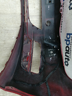 BA000222; Бампер передний; под паркт.; под омыват. (5G0807221) для Volkswagen Golf/БУ; Оригинал; Р2, Удовлетворительное; 