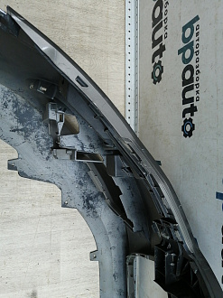 BA000161; Бампер передний; под паркт.; под омыват. (4G0 807 437) для Audi A6 C7/БУ; Оригинал; Р1, Мелкий дефект; 