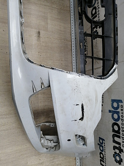 AA045625; Бампер передний; под паркт.; под омыват. (4G0 807 437) для Audi A6 C7/БУ; Оригинал; Р1, Мелкий дефект; 