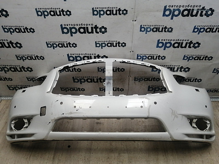 AA045851; Бампер передний; под паркт.; под омыват. (62022-3JA0H) для Infiniti/БУ; Оригинал; Р1, Мелкий дефект; 