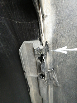 AA045853; Бампер передний; под паркт.; без омыват. (602002155AA) для Omoda C5 (2022- н.в.)/БУ; Оригинал; Р1, Мелкий дефект; 