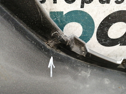 AA036934; Бампер задний; под паркт. (BBM4-50221) для Mazda 3 II (BL) Sedan (2009-2011)/БУ; Оригинал; Р1, Мелкий дефект; 