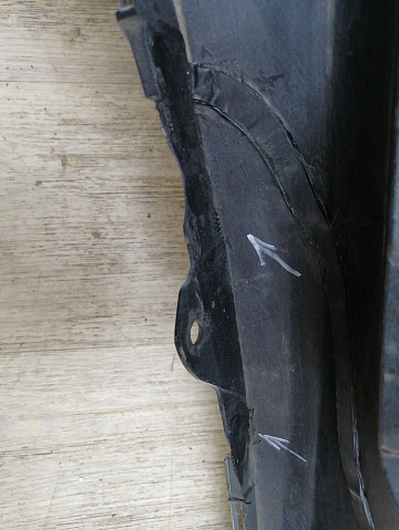 Фотография детали AA044825; Бампер передний; под паркт.; под омыват. (52119-0F090) для Toyota Verso I (2009- 2012)/БУ; Оригинал; Р2, Удовлетворительное; . Фото номер 29