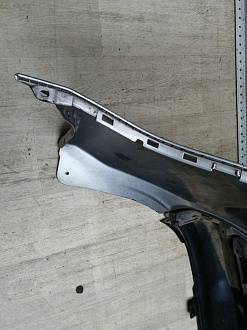 AA046112; Бампер задний; под паркт. (86611-4Y000) для Kia Rio III Sedan (2011- 2015)/БУ; Оригинал; Р1, Мелкий дефект; 