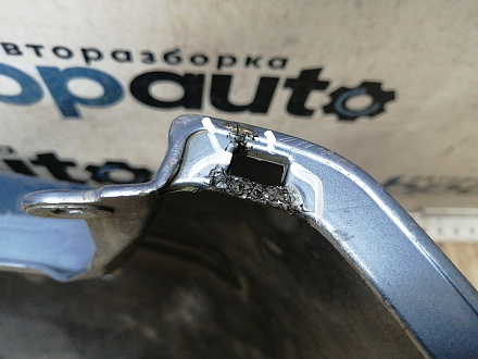 AA046071; Бампер задний, узкий молдинг; под паркт. (85022-BC640) для Nissan Micra III (K12) рест. (2007-2010)/БУ; Оригинал; Р1, Мелкий дефект; 