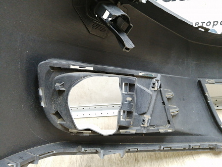 AA044677; Бампер передний, Sport-Style; без паркт.; под омыват. (5NU807221) для Volkswagen Tiguan I рест. (2011- 2016)/БУ; Оригинал; Р1, Мелкий дефект; 