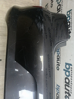 AA046092; Бампер задний, без молдинга; без паркт. (3AE807417) для Volkswagen Passat B7 Sedan (2011- 2014)/БУ; Оригинал; Р1, Мелкий дефект; 