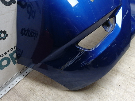 BA000148; Бампер задний; под паркт. (86611-4L200) для Hyundai Solaris I HB (2010- 2014)/БУ; Оригинал; Р1, Мелкий дефект; 