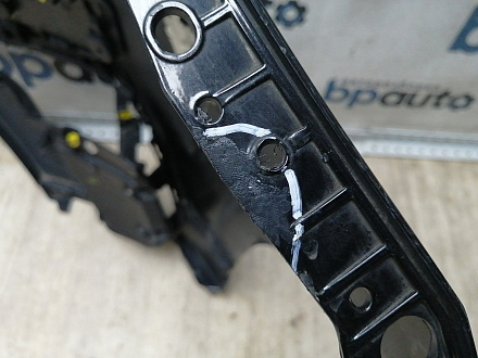 AA045876; Бампер передний; под паркт.; под омыват. (J8A2-17F003-GAW) для Land Rover Range Rover Velar L560 (2017 - 2023)/БУ; Оригинал; Р1, Мелкий дефект; 