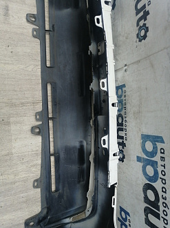AA045985; Бампер передний; под паркт.; под омыват. (52119-60G50) для Toyota Land Cruiser Prado 150 рест. (2013 — 2017)/БУ; Оригинал; Р2, Удовлетворительное; 