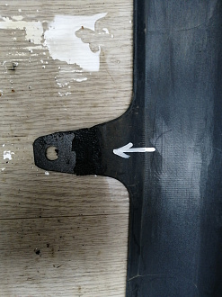 AA045891; Бампер задний v2.4; под паркт. (52159-33918) для Toyota Camry 40 рест. (2010 — 2011)/БУ; Оригинал; Р1, Мелкий дефект; 