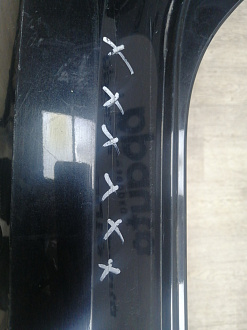 AA046045; Бампер задний; под паркт. (3G5807421) для Volkswagen Passat B8 Sedan (2015-2020)/БУ; Оригинал; Р1, Мелкий дефект; 