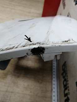 AA045589; Бампер передний; без паркт.; под омыват. (8K0 807 437 AC) для Audi A4 B8/БУ; Оригинал; Р2, Удовлетворительное; 