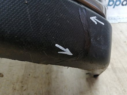 AA046376; Бампер передний; без паркт.; под омыват. (57704-SJ000) для Subaru Forester V (2018-2021)/БУ; Оригинал; Р1, Мелкий дефект; 