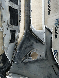 AA045918; Бампер передний; без паркт.; без омыват. (2803127XKQ11A) для Haval F7 I рест. (2022-н.в.)/БУ; Оригинал; Р1, Мелкий дефект; 