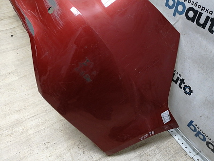 AA046122; Бампер задний; под паркт. (86611-4Y000) для Kia Rio III Sedan (2011- 2015)/БУ; Оригинал; Р1, Мелкий дефект; 