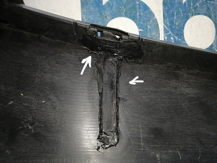 BA000120; Бампер передний; под паркт.; под омыват. (52119-06C40) для Toyota Camry/БУ; Оригинал; Р1, Мелкий дефект; 