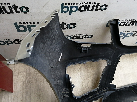 AA046106; Бампер передний, AMG; под паркт.; под омыват. (A1668854425) для Mercedes-Benz M-klasse III (W166) (2011-2015)/БУ; Оригинал; Р1, Мелкий дефект; 