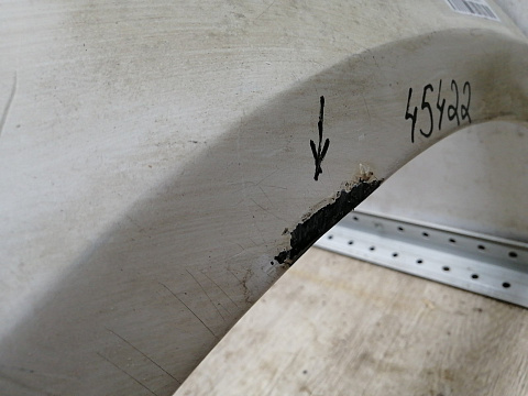 Фотография детали AA045422; Бампер передний; под паркт.; без омыват. (A1698857925) для Mercedes-Benz A-klasse II рест. (W169) (2008-2012)/БУ; Оригинал; Р1, Мелкий дефект; . Фото номер 3