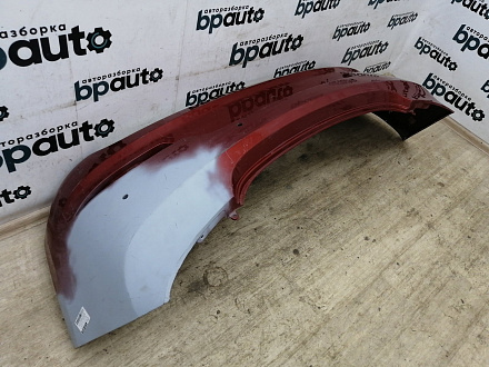 AA014680; Бампер задний; под паркт. (86611-4L700) для Hyundai Solaris I рест. HB (2014- 2016)/БУ; Оригинал; Р2, Удовлетворительное; 