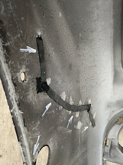 AA039657; Бампер передний; без паркт.; без омыват. (1Z0 807 221 M) для Skoda Octavia/БУ; Оригинал; Р1, Мелкий дефект; 