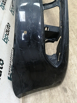 AA028642; Бампер передний; под паркт.; под омыват. (5СU807221) для Volkswagen Jetta VI (2010- 2014)/БУ; Оригинал; Р1, Мелкий дефект; 
