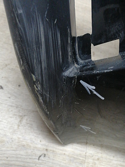 AA045639; Бампер передний, S-line; под паркт.; под омыват. (4G8 807 437 F) для Audi A7 I Sportback (2010-2014)/БУ; Оригинал; Р1, Мелкий дефект; 