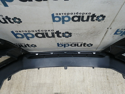 AA045643; Бампер передний; без паркт.; под омыват. (8K0 807 437 A) для Audi A4 B8/БУ; Оригинал; Р1, Мелкий дефект; 