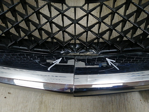 Фотография детали AA028260; Решетка радиатора (KB8B-50712) для Mazda CX-5 II (2017-2021)/БУ; Оригинал; Р2, Удовлетворительное; . Фото номер 6