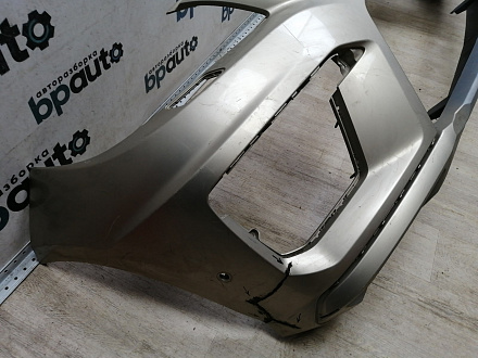 AA046106; Бампер передний, AMG; под паркт.; под омыват. (A1668854425) для Mercedes-Benz M-klasse III (W166) (2011-2015)/БУ; Оригинал; Р1, Мелкий дефект; 