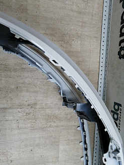 AA045886; Бампер передний; под паркт.; под омыват. (3C8807221F) для Volkswagen Passat CC рест. (2012-2017)/БУ; Оригинал; Р1, Мелкий дефект; 