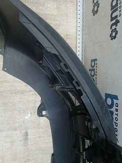 AA045718; Бампер передний; без паркт.; без омыват. (2K5807221A) для Volkswagen Caddy III рест. (2010-2015)/БУ; Оригинал; Р1, Мелкий дефект; 