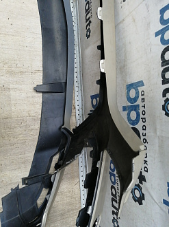 AA046106; Бампер передний, AMG; под паркт.; под омыват. (A1668854425) для Mercedes-Benz M-klasse III (W166) (2011-2015)/БУ; Оригинал; Р1, Мелкий дефект; 