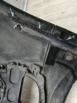 AA045935; Бампер передний; под паркт.; под омыват. (51117178068) для BMW 5 серия Е60 Е61/БУ; Оригинал; Р1, Мелкий дефект; 