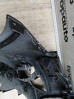BA000161; Бампер передний; под паркт.; под омыват. (4G0 807 437) для Audi A6 C7/БУ; Оригинал; Р1, Мелкий дефект; 