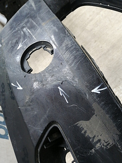 AA045806; Бампер передний, S-line; под паркт.; под омыват. (4G8 807 437 F) для Audi A7 I Sportback (2010-2014)/БУ; Оригинал; Р2, Удовлетворительное; 