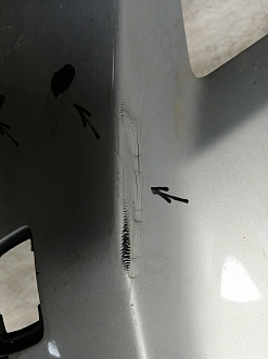 AA045435; Бампер передний; под паркт.; под омыват. (20845711) для Cadillac SRX/БУ; Оригинал; Р1, Мелкий дефект; 