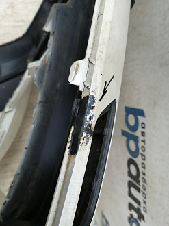 AA046105; Бампер передний, AMG; под паркт.; под омыват. (A1668803140) для Mercedes-Benz M-klasse III (W166) (2011-2015)/БУ; Оригинал; Р1, Мелкий дефект; 