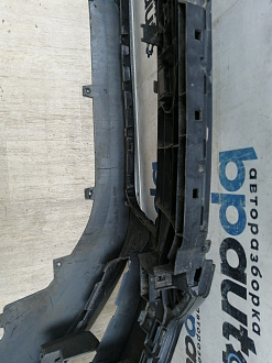 AA045626; Бампер передний; под паркт.; под омыват. (4G0 807 437) для Audi A6 C7/БУ; Оригинал; Р1, Мелкий дефект; 