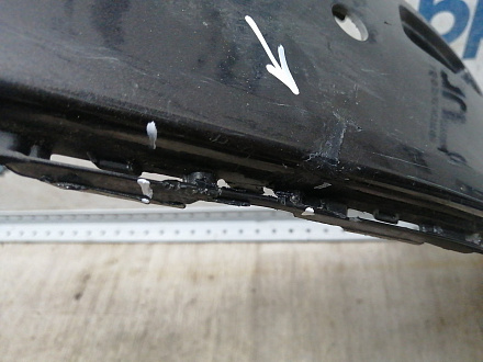 AA045818; Бампер передний; под паркт.; под омыват. (3C8807221F) для Volkswagen Passat CC рест. (2012-2017)/БУ; Оригинал; Р1, Мелкий дефект; 