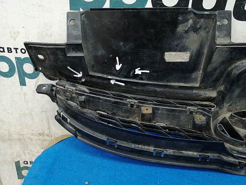 Фотография детали AA028822; Решетка радиатора (86351-3X000) для Hyundai Elantra V (MD) (2010-2013)/БУ; Оригинал; Р1, Мелкий дефект; . Фото номер 6
