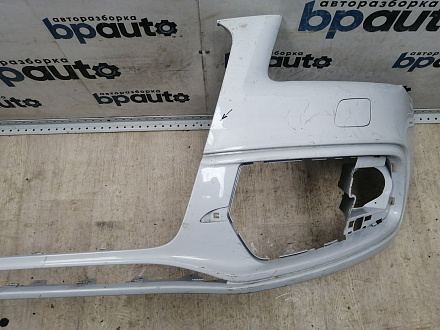 BA000257; Бампер передний, S-line; без паркт.; под омыват. (8R0 807 437 AC) для Audi Q5 I рест. (2012-2017)/БУ; Оригинал; Р1, Мелкий дефект; 